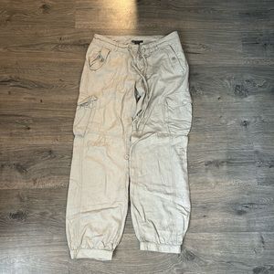 Armani exchange linen cargo pants